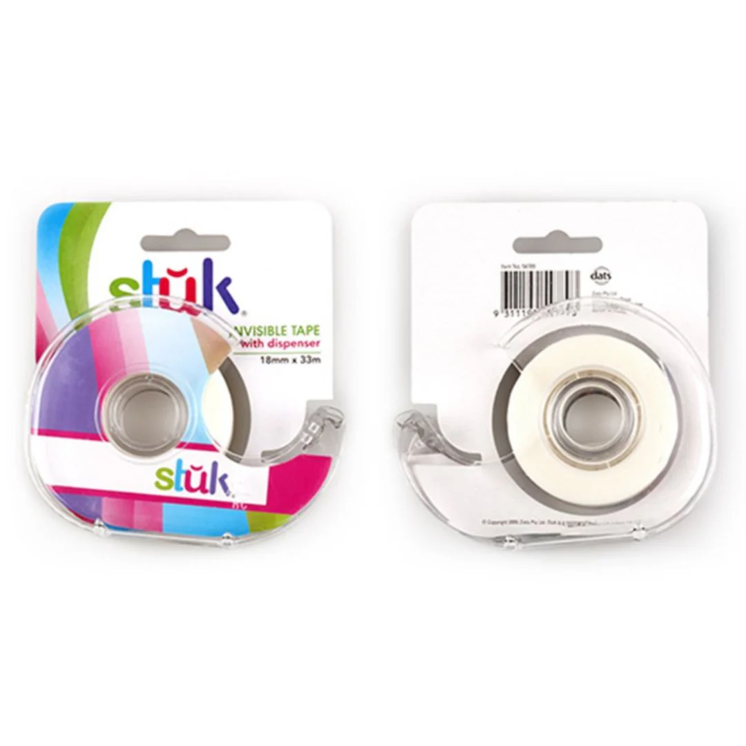 Tape Invisible with Dispenser 18mm x 33M