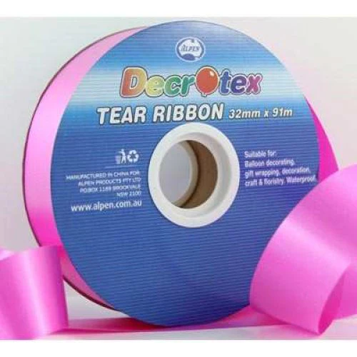 TEAR RIBBON FUCHSIA 32MMX91M