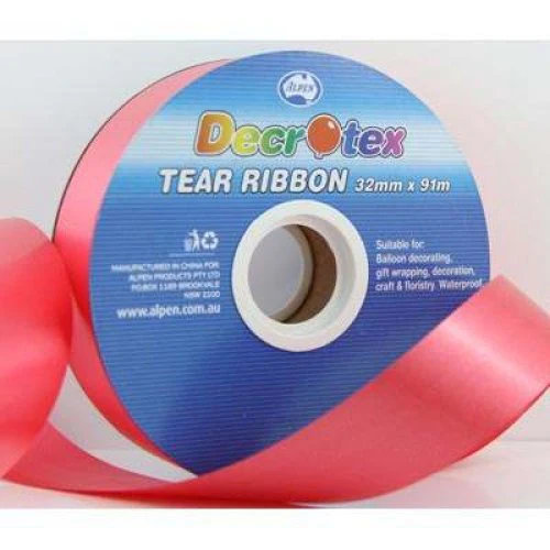 TEAR RIBBON RED 32MMX91M