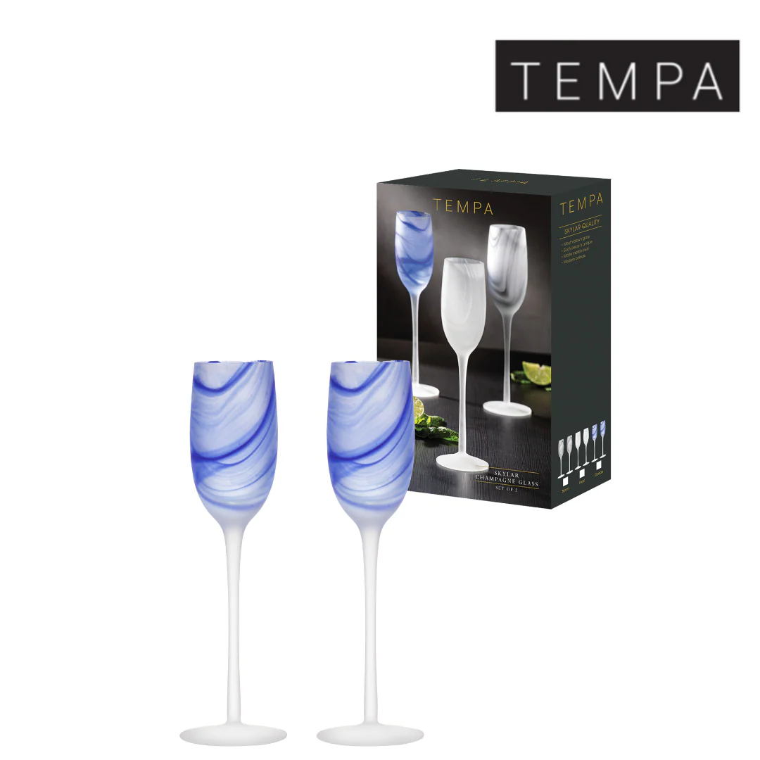 Skylar Ocean 2pk Champagne Glass - Image 2