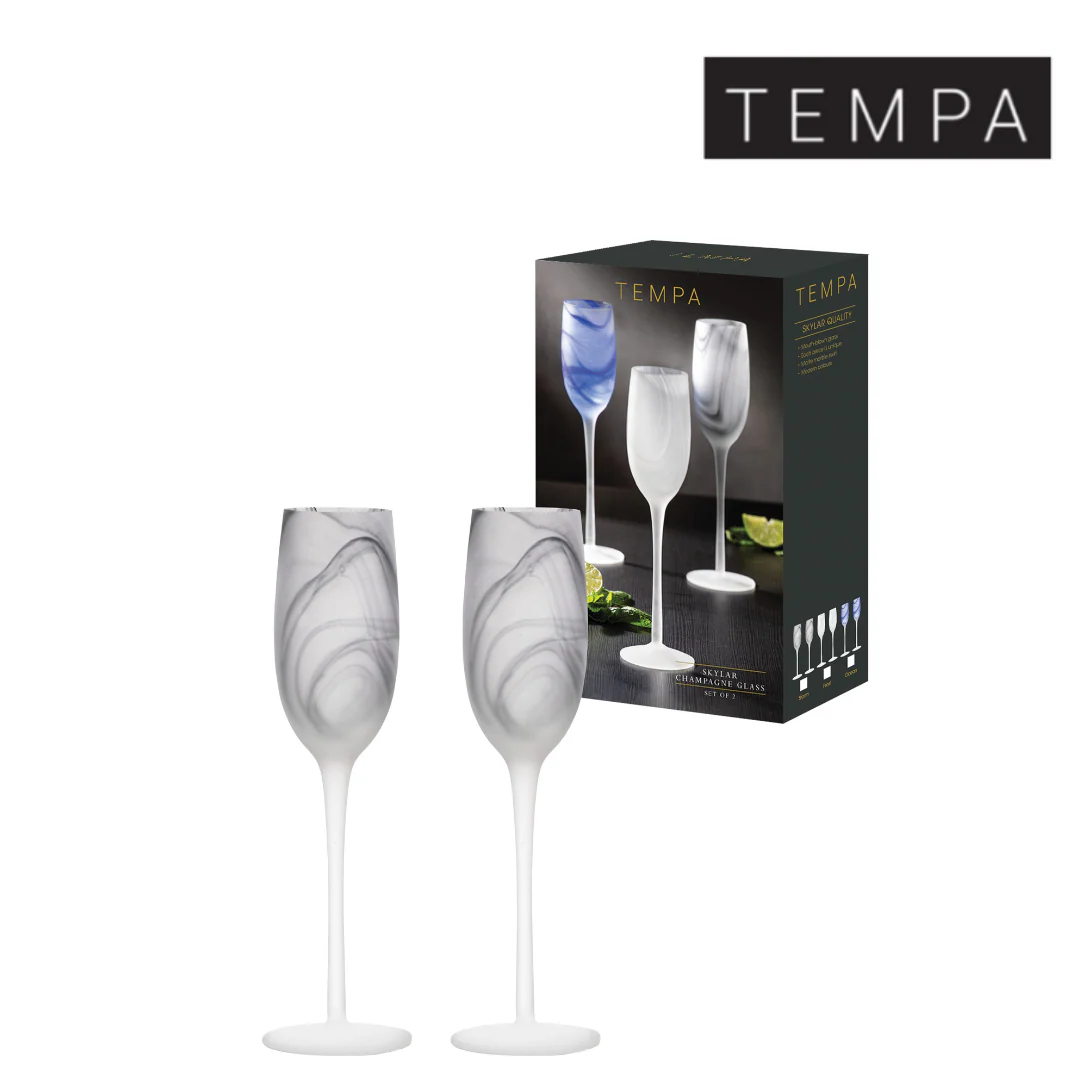 Skylar Storm 2pk Champagne Glass - Image 2