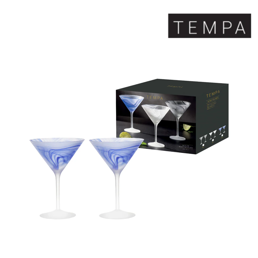 Skylar Ocean 2pk Martini Glass - Image 2
