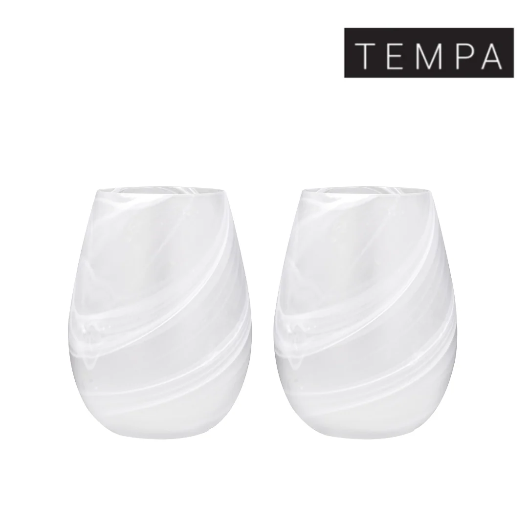 Skylar Frost 2pk Stemless Glass