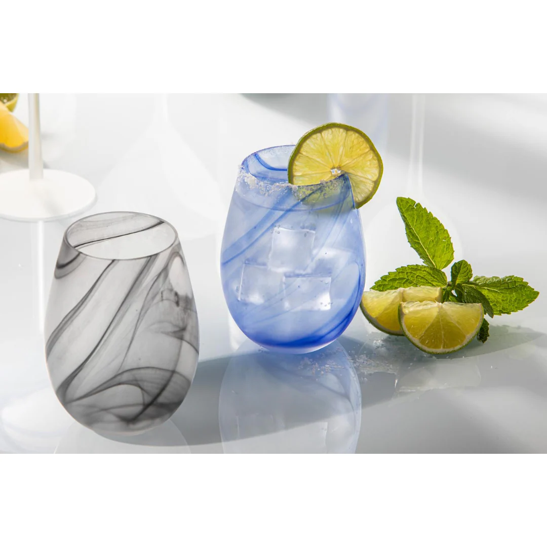 Skylar Ocean 2pk Stemless Glass - Image 3