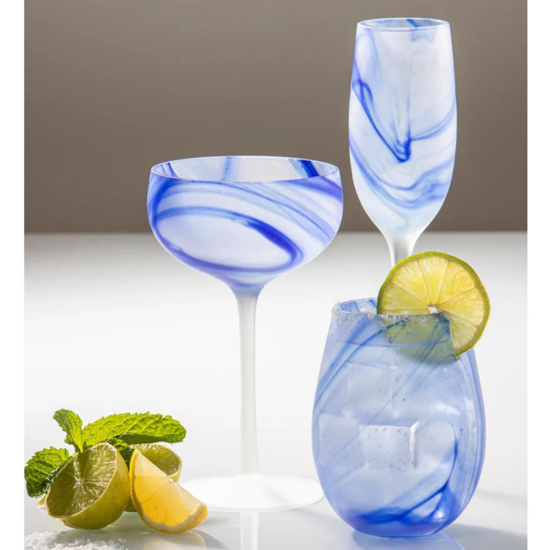 Skylar Ocean 2pk Stemless Glass - Image 4