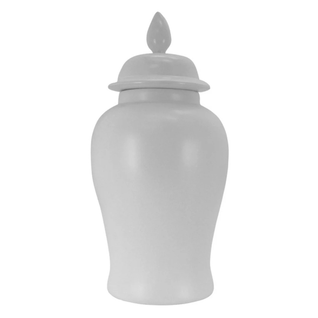 Temple Jar 23x46cm White