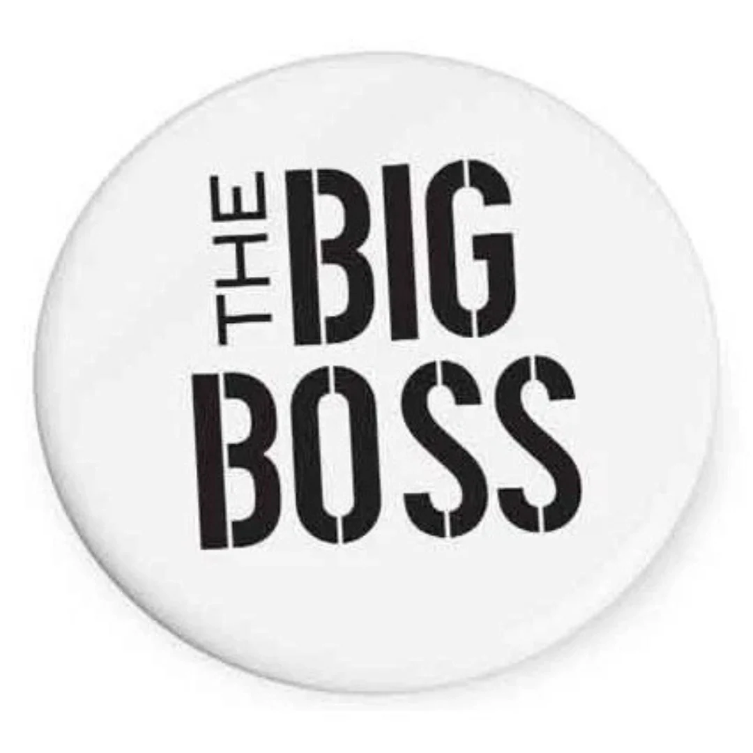 The Big Boss - Beautiful On The Inside Coaster 10cm