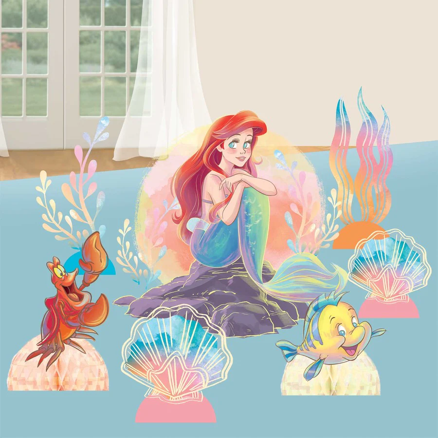 The Little Mermaid Table Decorating Kit 7Pk