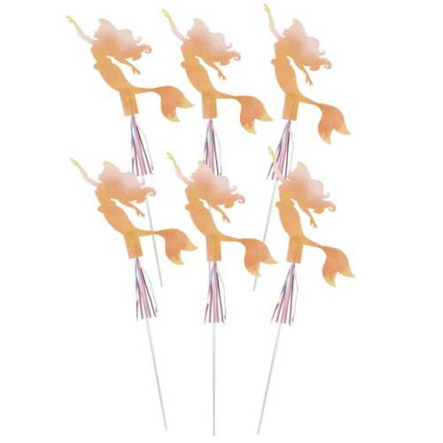 The Little Mermaid Wands 6Pk