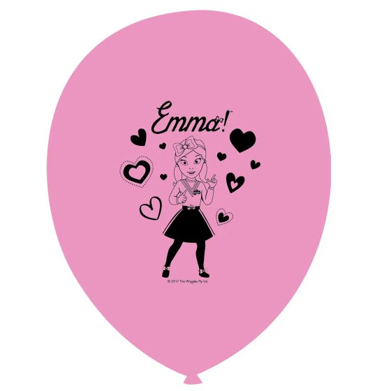 The Wiggles 30cm Latex Balloons - Emma Pk6