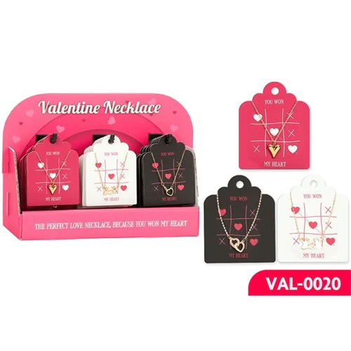 Tic Tac Toe Necklace 3 Asst