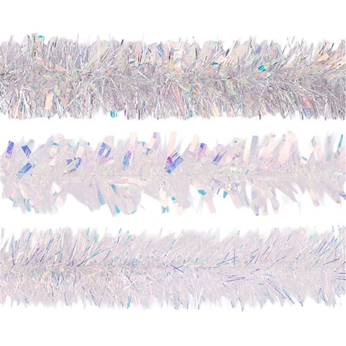 Tinsel 9Ply 2m Iridescent 2m 3 assorted