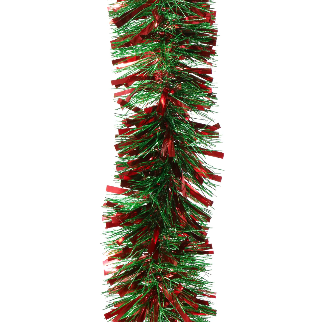 Tinsel Mix Cut Embossed Metallic 300cm Assorted - Image 4