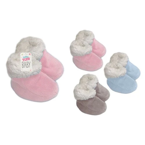 Tiny Tots Sherpa Booties Assorted