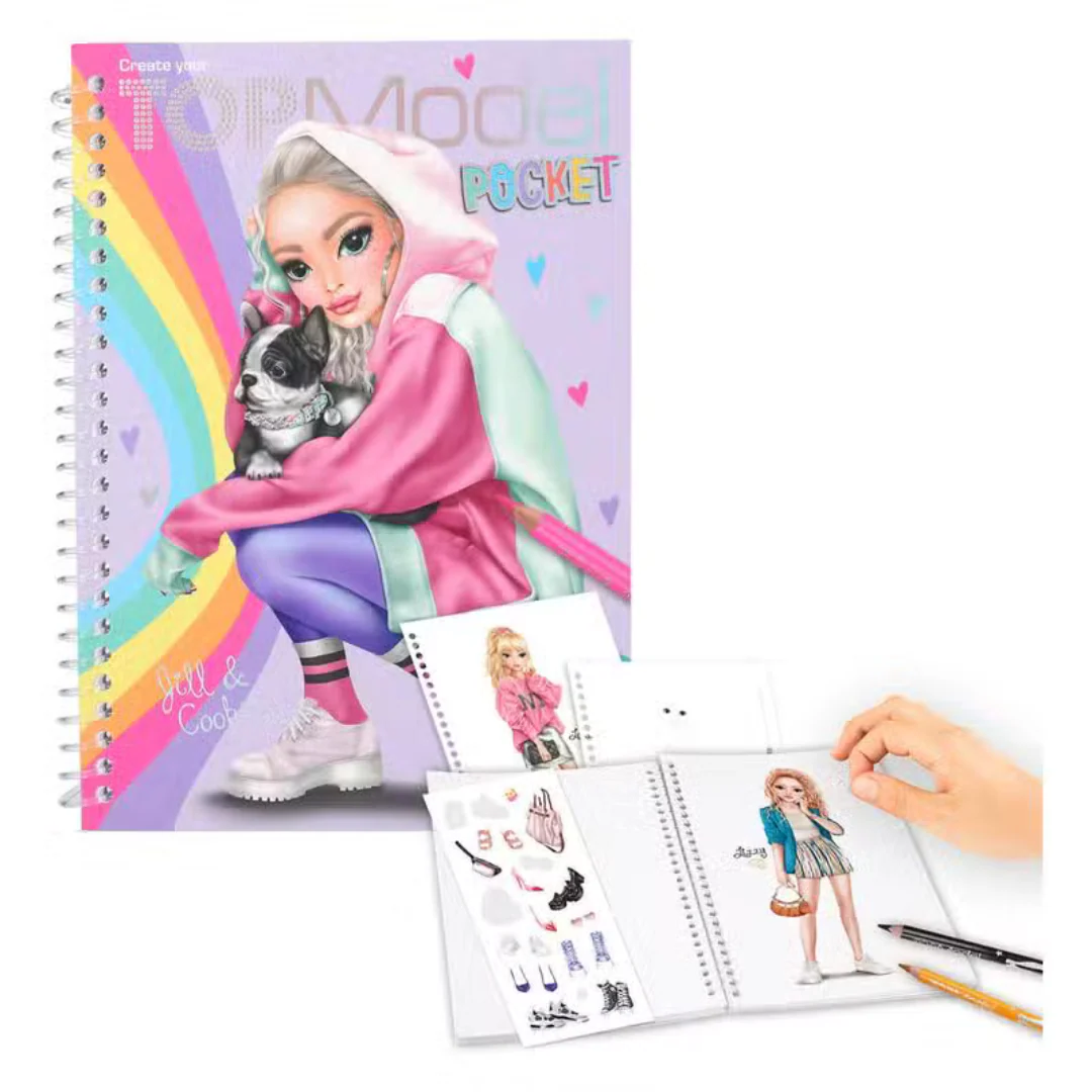 TopModel A5 Spiral Notebook Assorted - Image 2