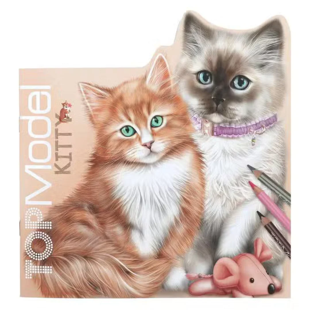 TopModel Book Colour Kitty Shape