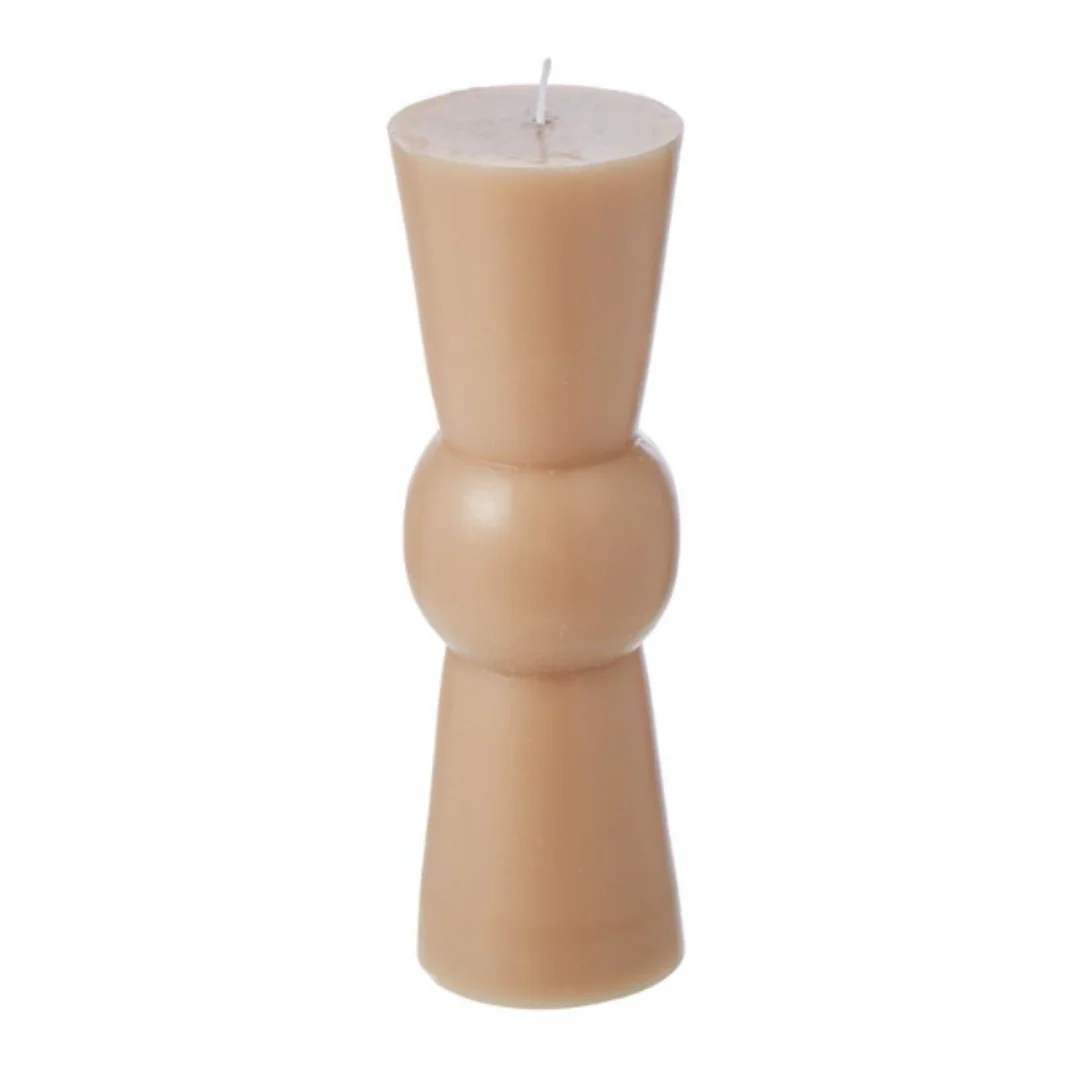 Totem Unscented Candle 6.3x6.3x19.5cm Milk