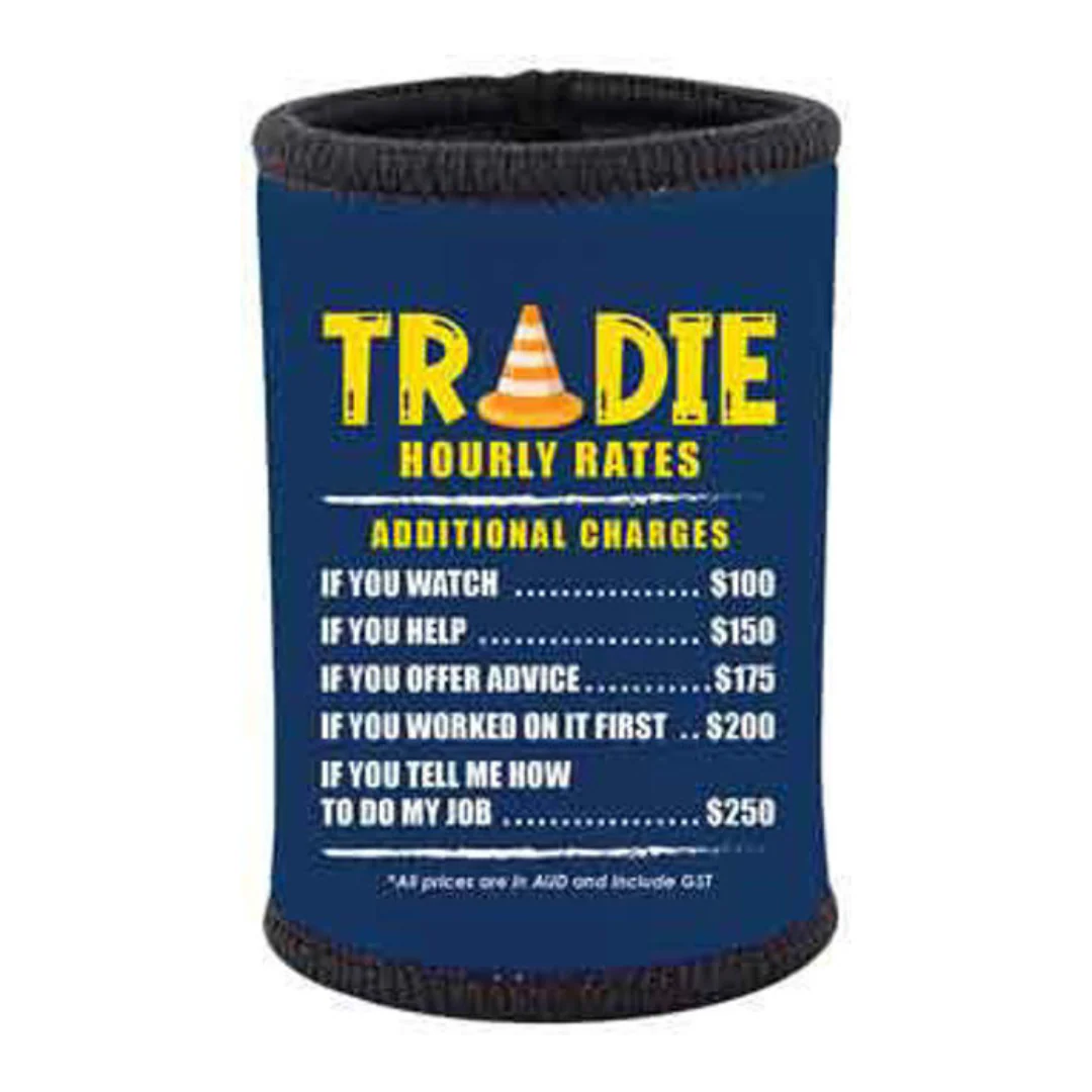 Tradie Hourly Rate Stubbie Holder