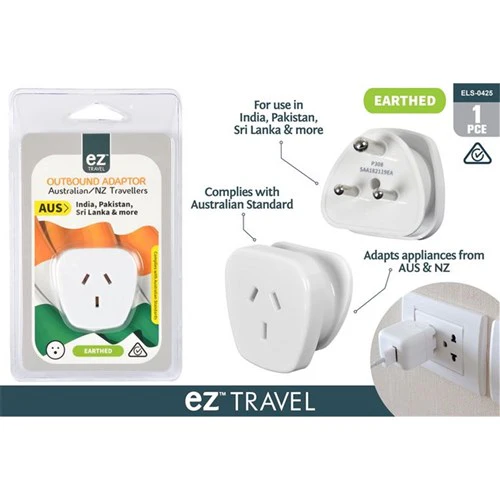 Travel Adaptor AUS to INDIA-PAKISTAN