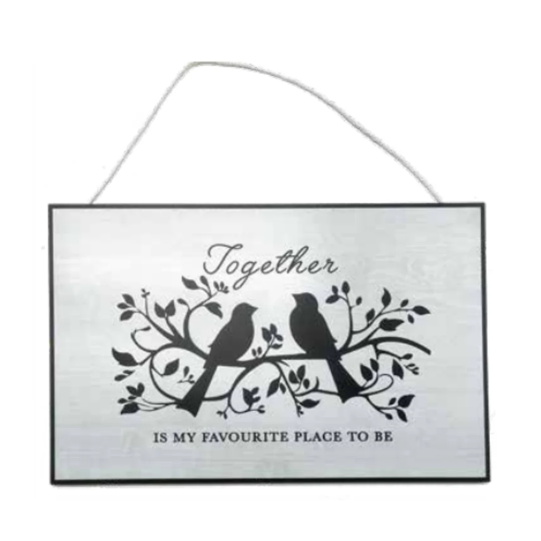 Tree of life Wooden Signs Black and White 20x30cm Assorted - Image 2