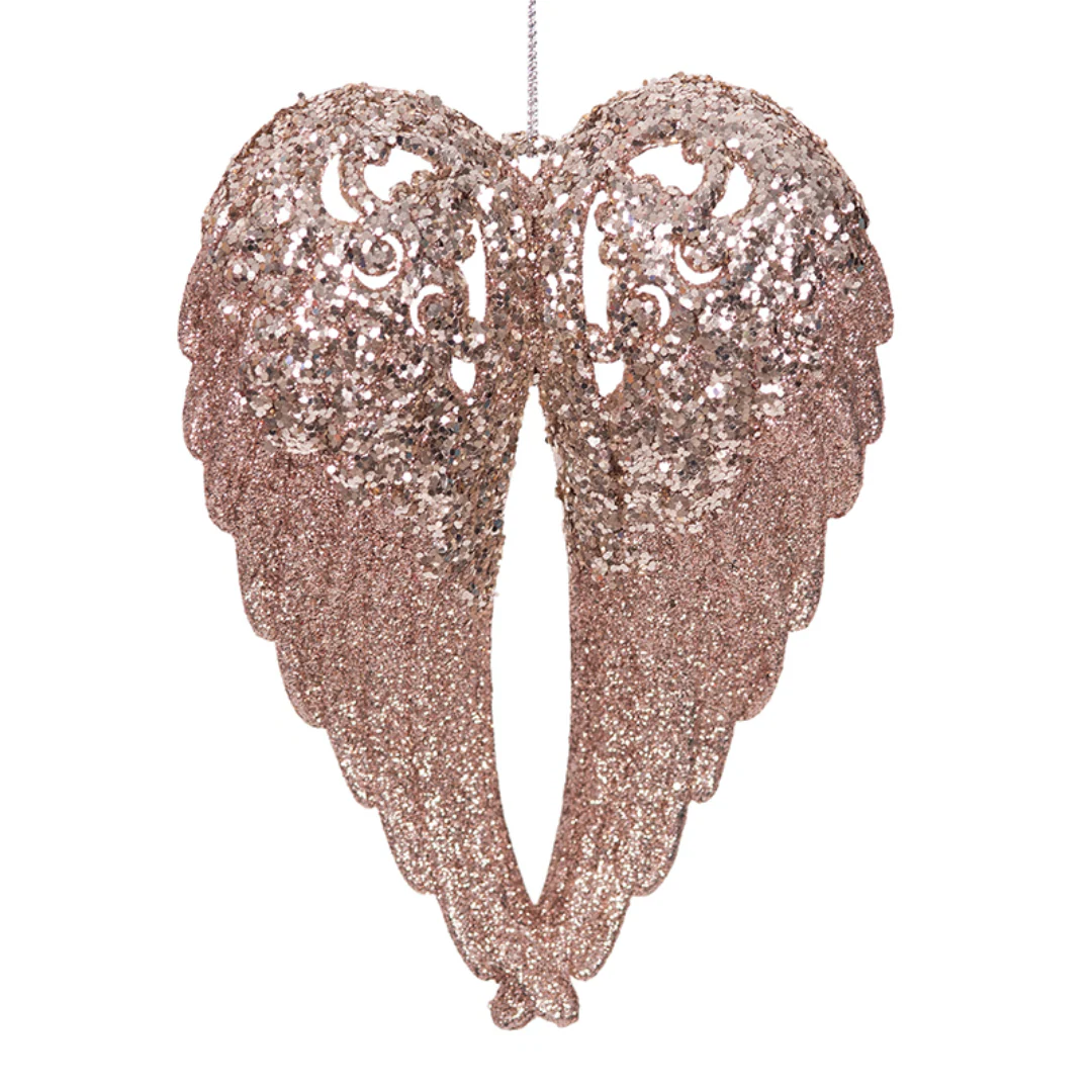 Tree Ornament Acrylic Angel Wing 10.5X14cm - Image 2