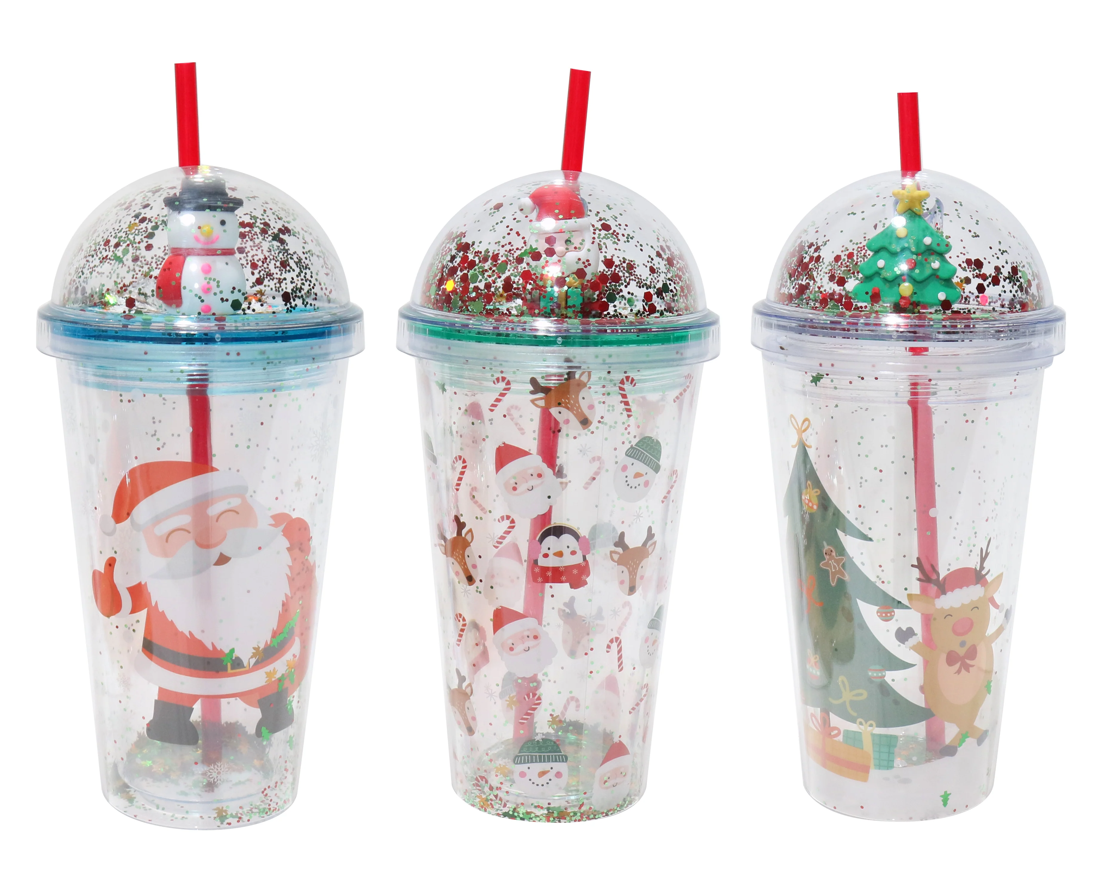 Tumbler Confetti Topper 450mL Assorted