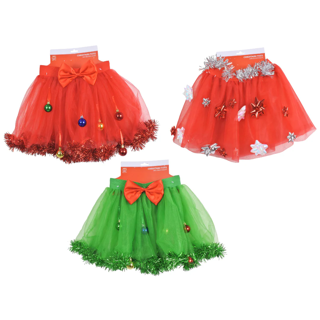Tutu Tinsel and Bells Girls 3 Asstd
