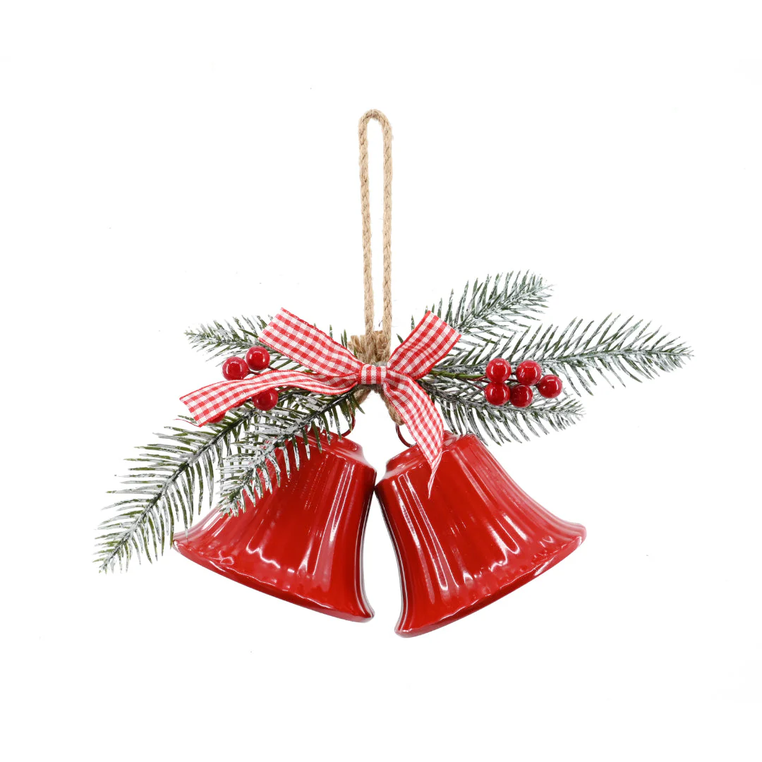Twin Bells Hanger Gingham Bow Assorted - Image 3