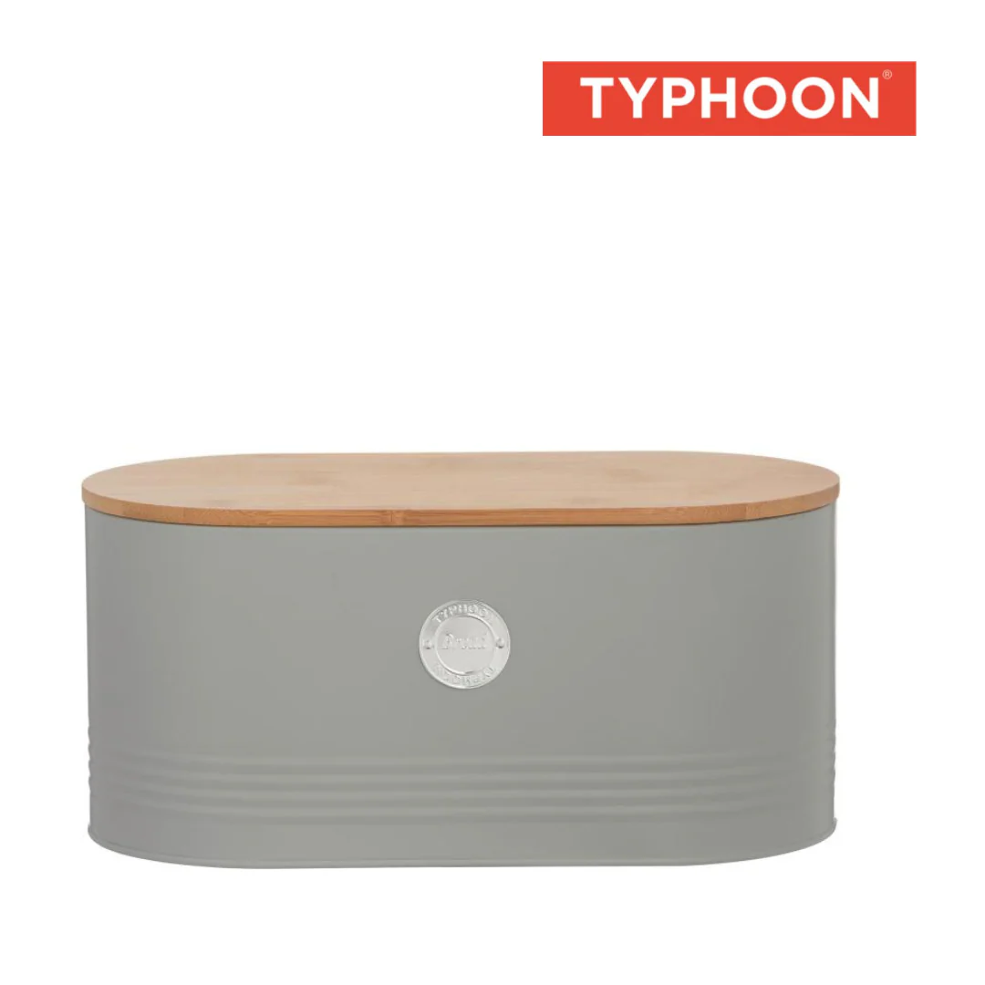 Typhoon Living Bread Bin 33x17.5cm Grey