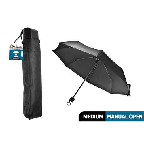 Umbrella-55Hx98cmD-Solid-BLACKl