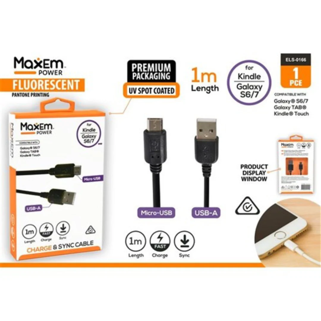 USB to Micro USB Cable 1m