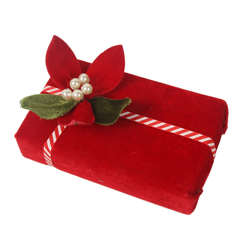 Velvet Gift Box Decoration 11x21cm - Image 3