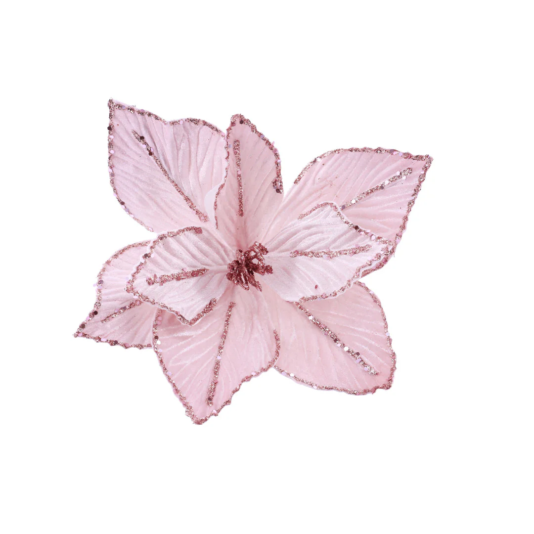 Velvet Poinsettia Stem Assorted - Image 2