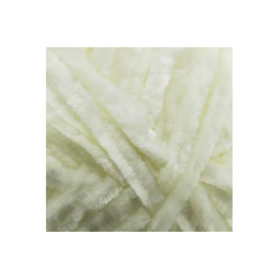 Velvetine Yarn 100g 150m 07 White - Image 2