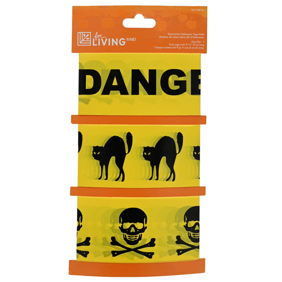 Warning Decorative Tapes 3M 3Pk