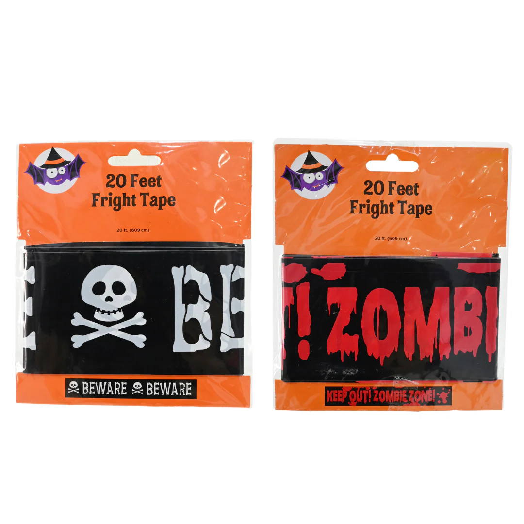 Warning Fright Tapes 6M Asst