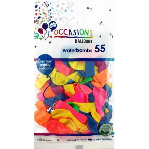 Waterbomb Balloons Pk 55 - Image 2