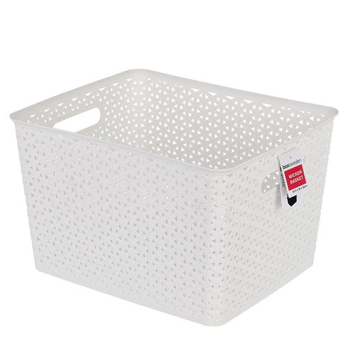 Wicker Design Organiser Basket - Image 4