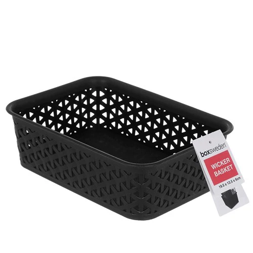 Wicker Design Organiser Basket - Image 3