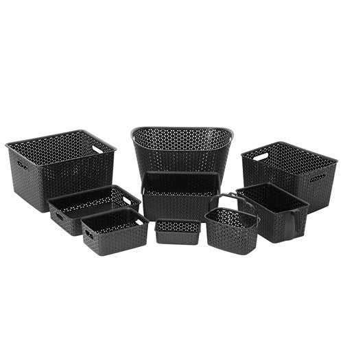 Wicker Design Organiser Basket - Image 4