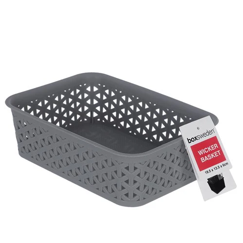 Wicker Design Organiser Basket - Image 5