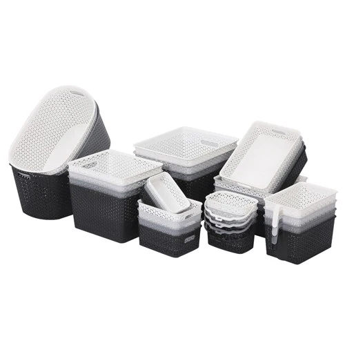 Wicker Design Organiser Basket - Image 8
