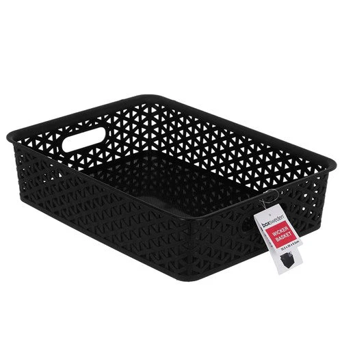 Wicker Design Organizer Basket - Image 3