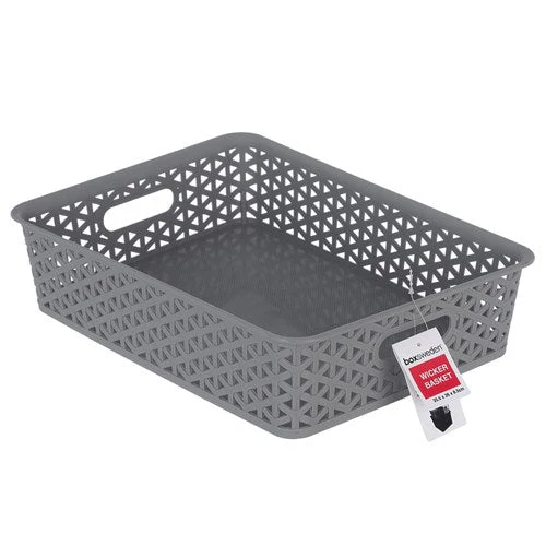 Wicker Design Organizer Basket - Image 4