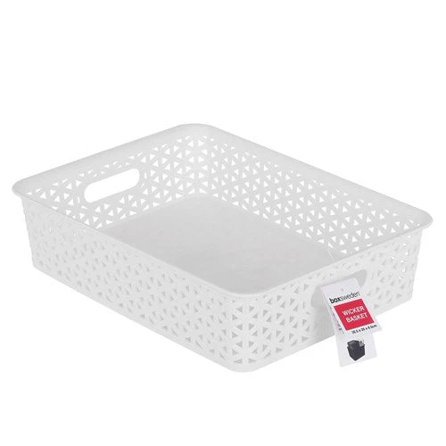 Wicker Design Organizer Basket - Image 5