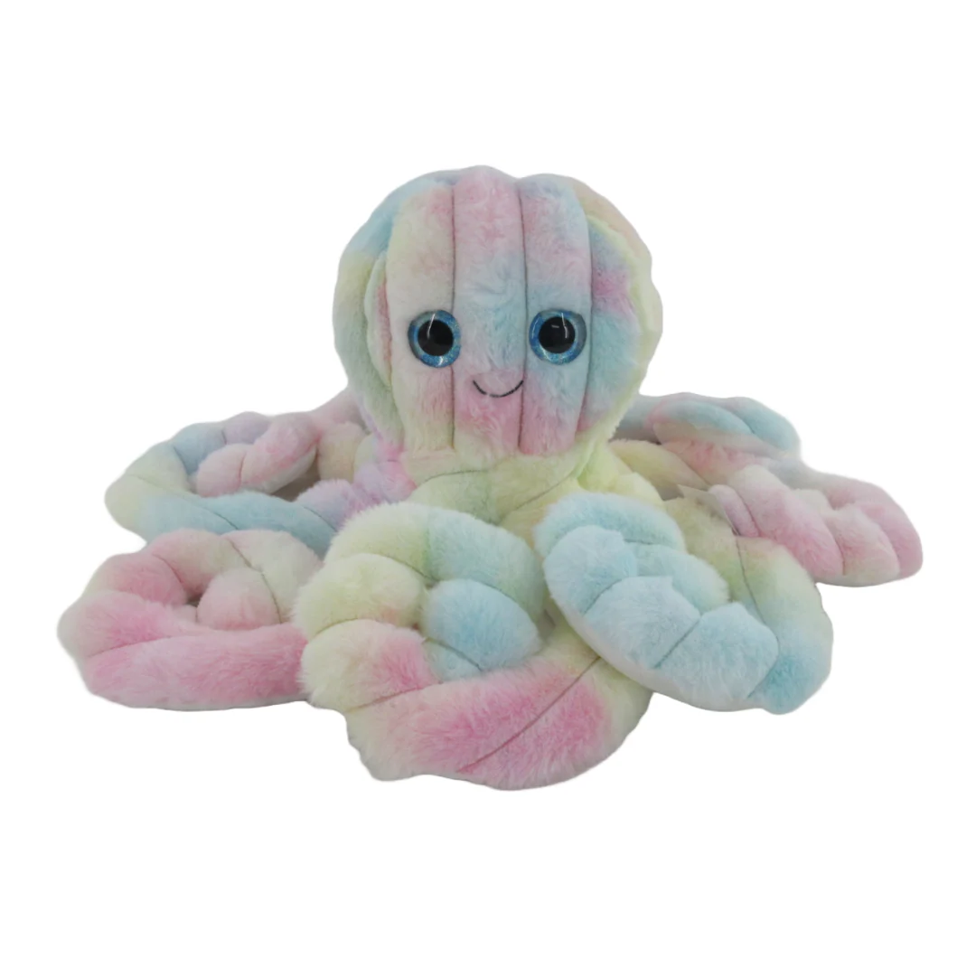 Wiggleton Tie-Dyed Octopuses Rainbow 50cm