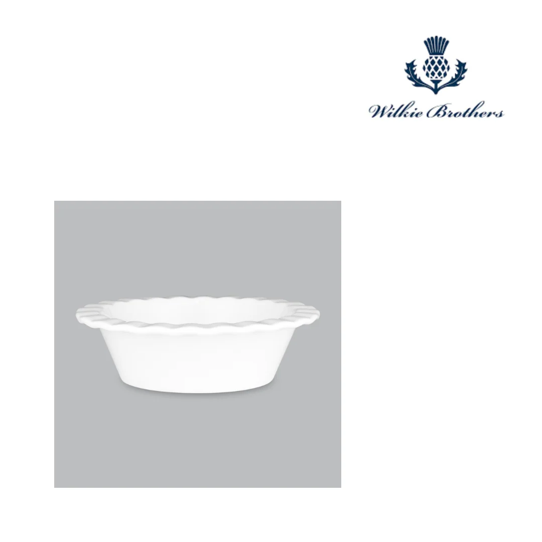 Wilkie Brothers New Bone Fluted Pie 12.5x4cm