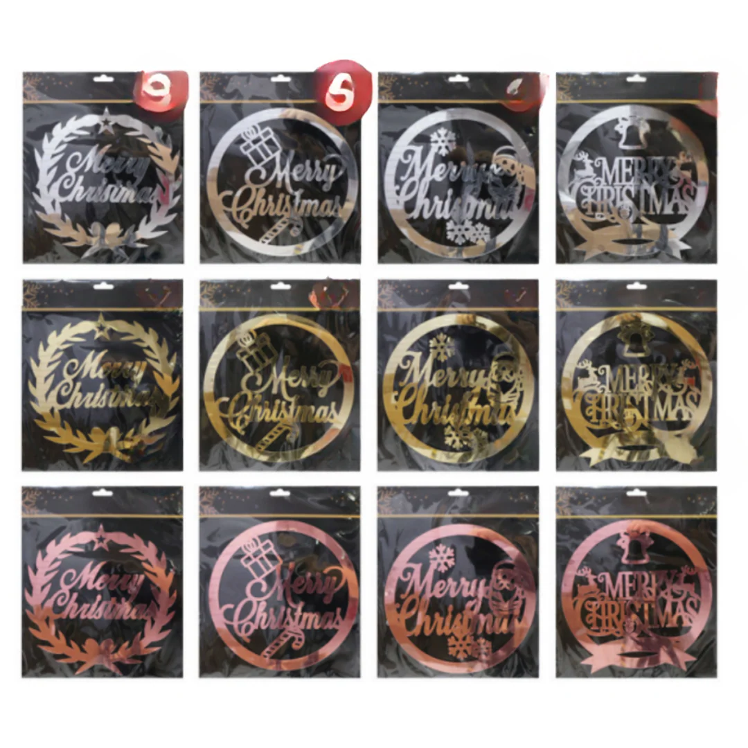 Window Wreath Die-Cut Double Side Tape 25cm Assorted