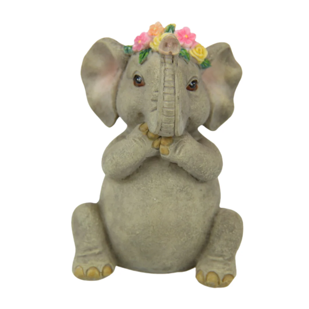 Wise Floral Elephants 10cm Assorted - Image 2