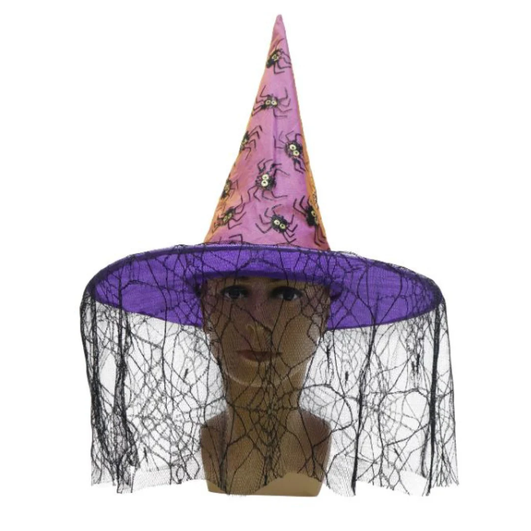 Deluxe Witches Hat With Trim Asstd - Image 3